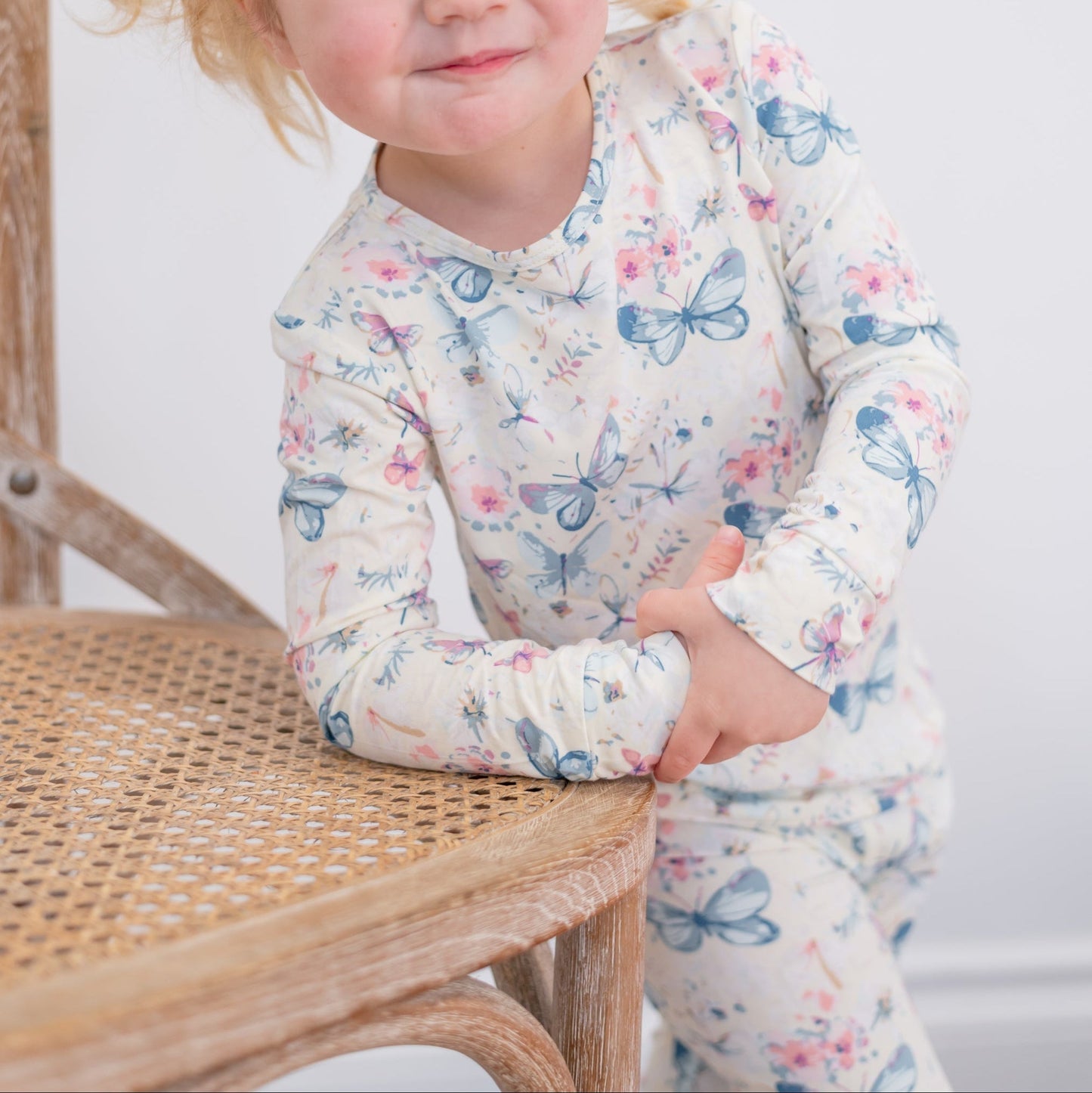 Watercolor Butterfly Pajama Set