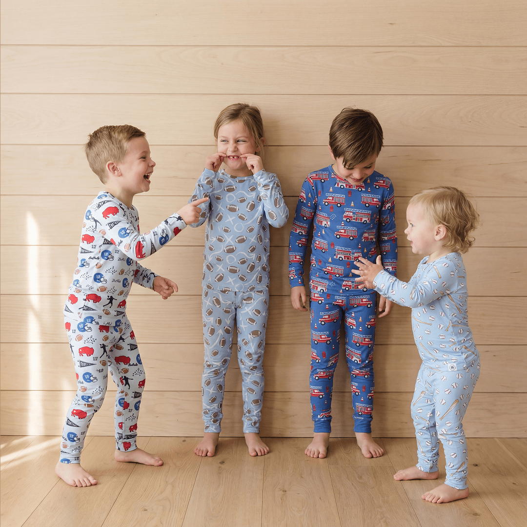 Big Kid Pajama Football Playbook