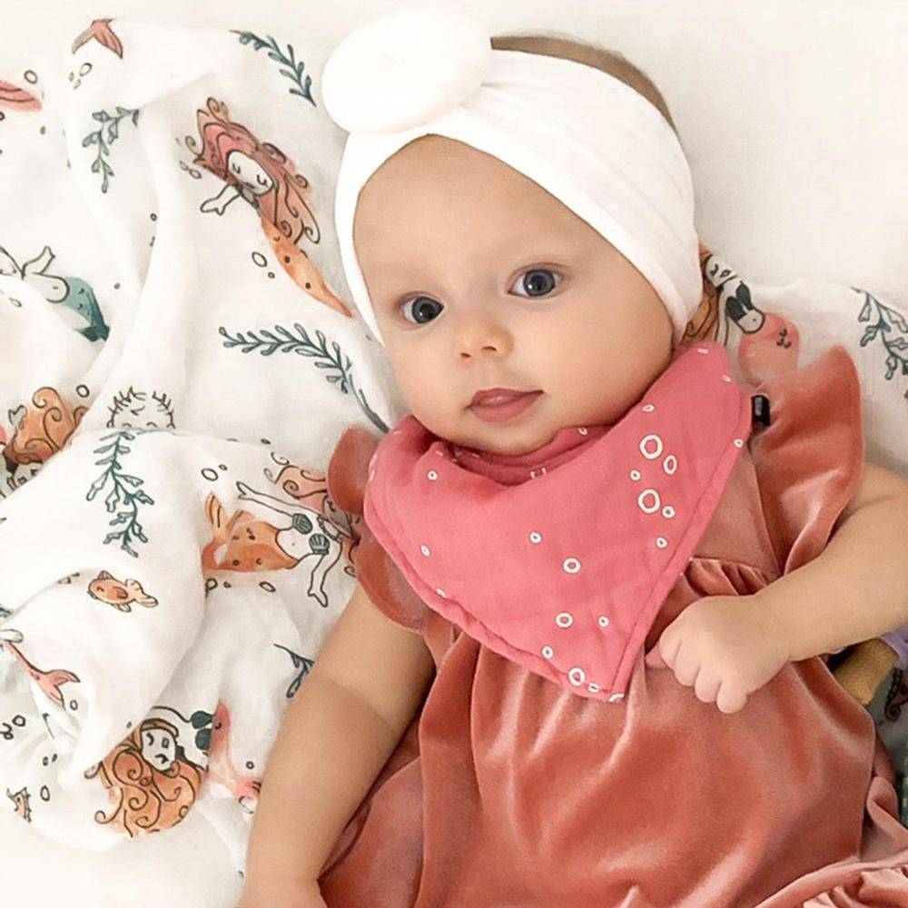 Bubbles Oh So Soft Muslin Bandana Bib