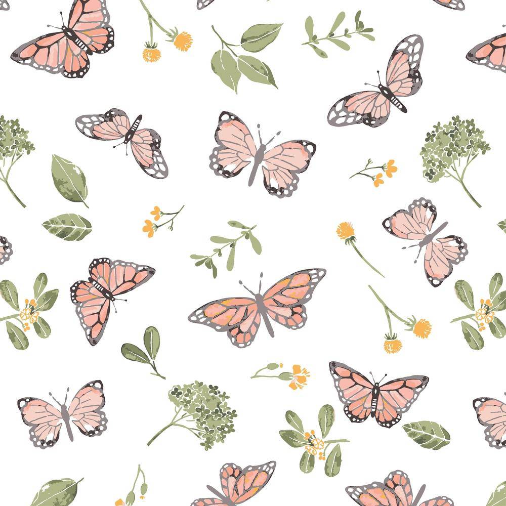 Butterfly Oh So Soft Muslin Changing Pad Cover