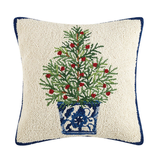 Peking Handicraft - Holiday Chinoiserie Tree Hook Pillow