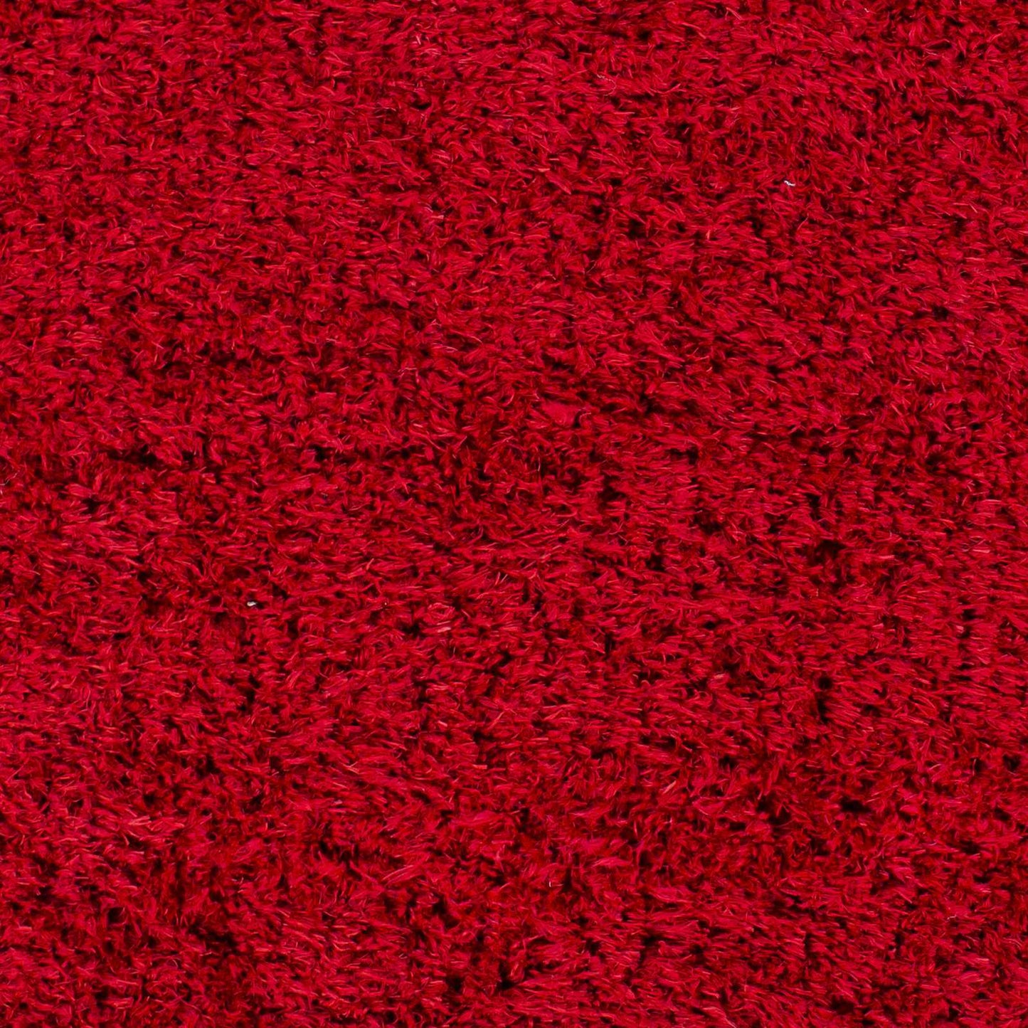 Siari Solid Red Shag Carpet