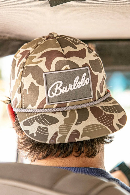 BURLEBO Youth Cap - Grey Patch - Camo