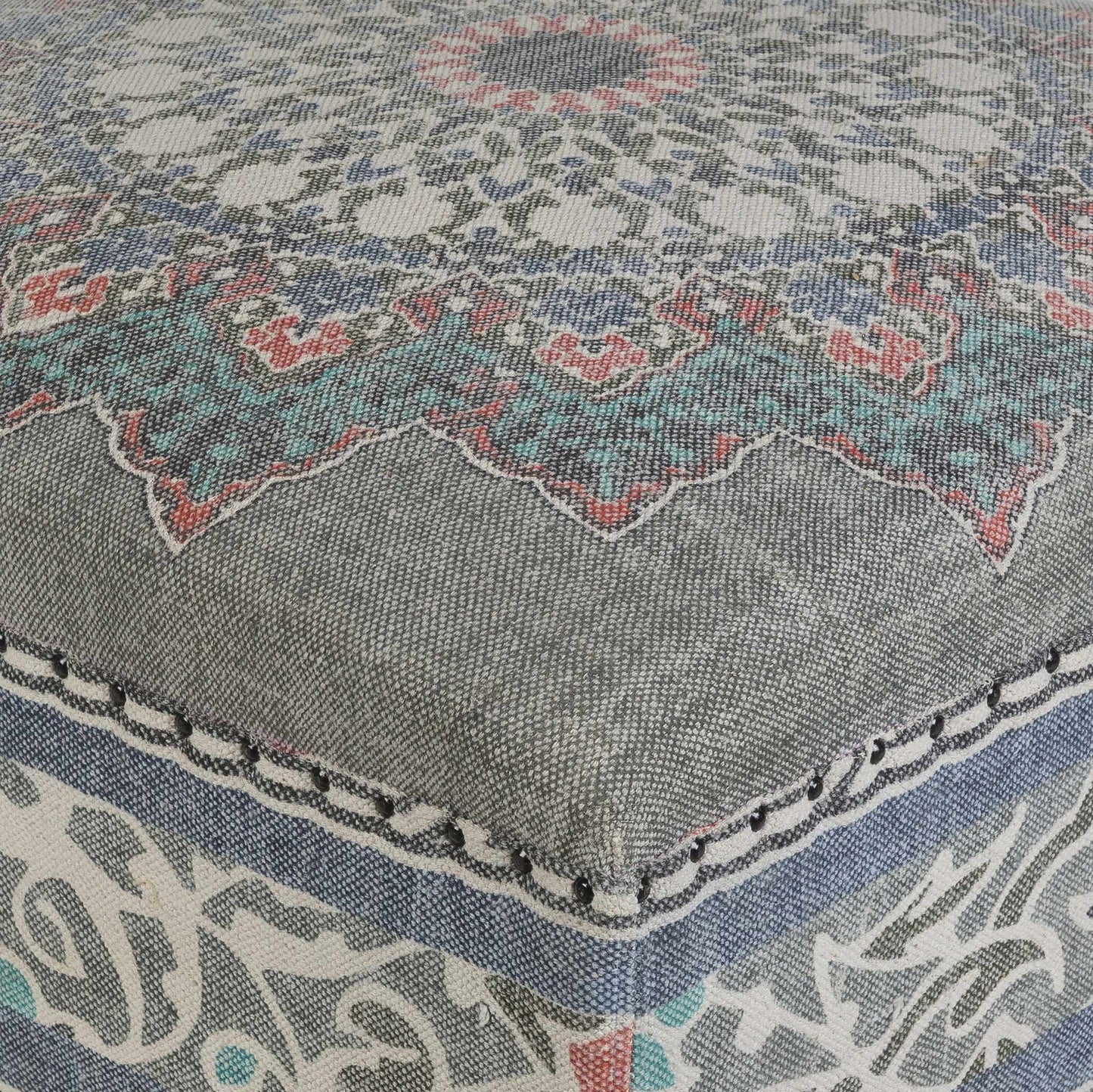 Swinton Gray Ottoman Pouf