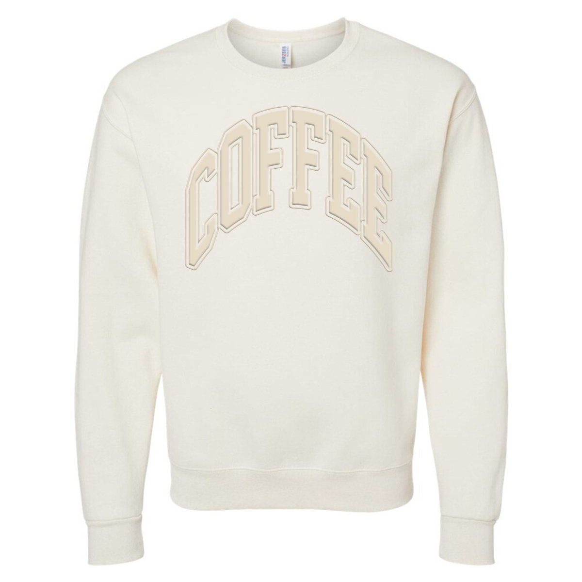 'Coffee' PUFF Crewneck Sweatshirt