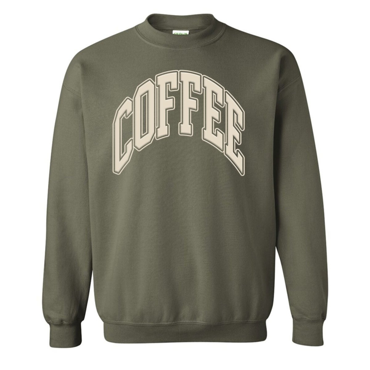 'Coffee' PUFF Crewneck Sweatshirt