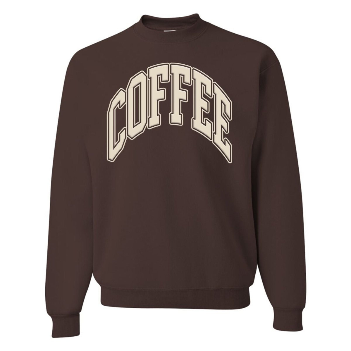 'Coffee' PUFF Crewneck Sweatshirt