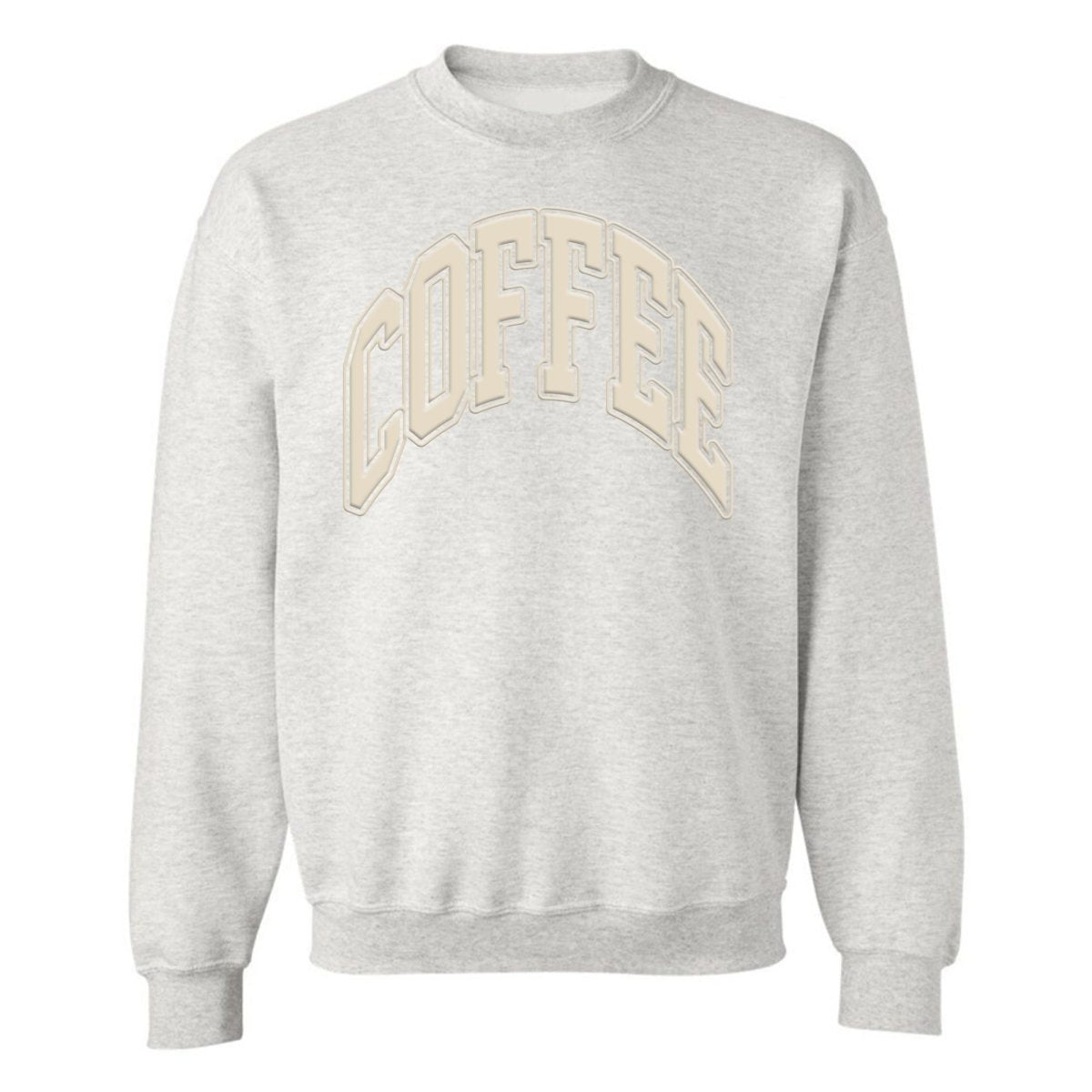 'Coffee' PUFF Crewneck Sweatshirt