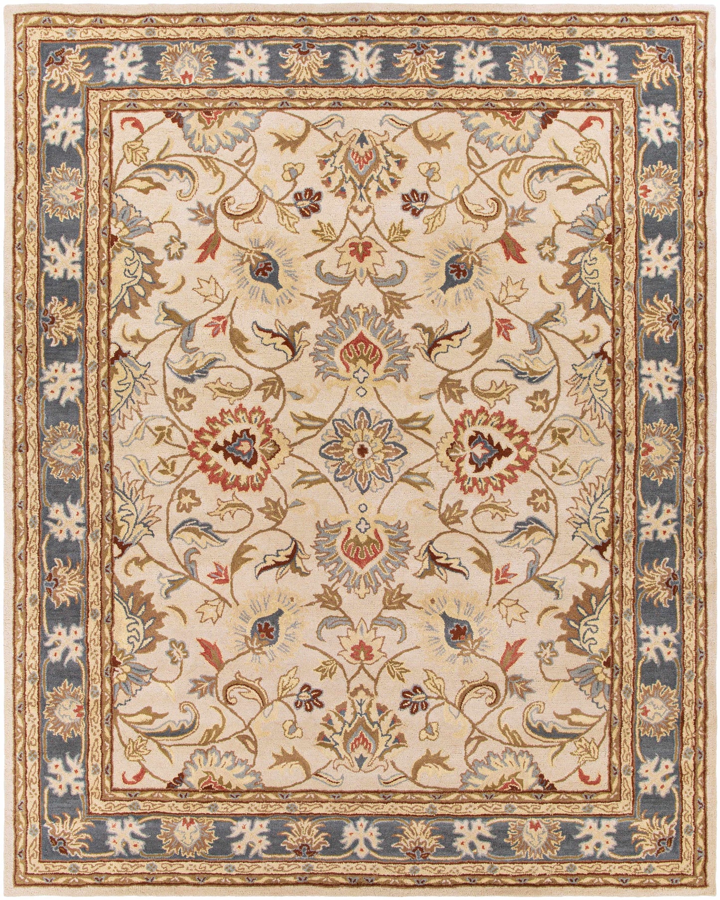 Cherryfield 1125 Yellow&Sage Wool Rug