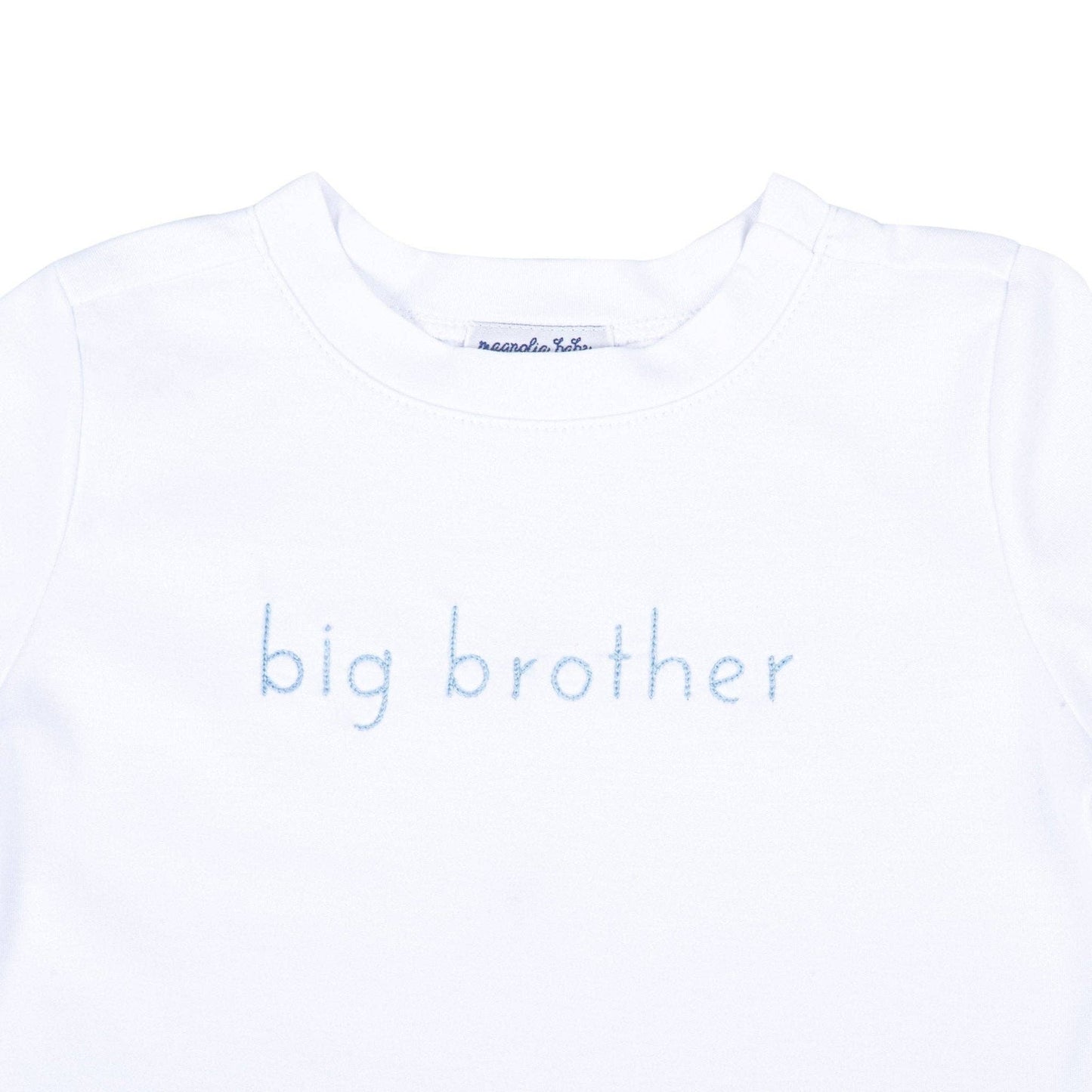 Magnolia Baby - Big Brother Embroidered T-Shirt