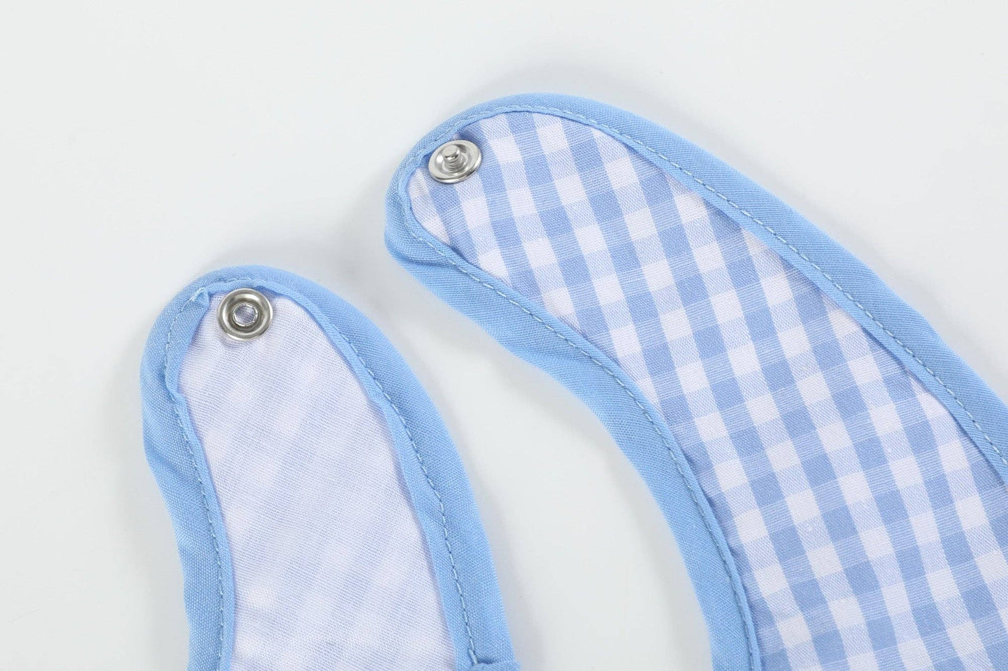 Lil Cactus - Blue Gingham 'Birthday Boy' Bib