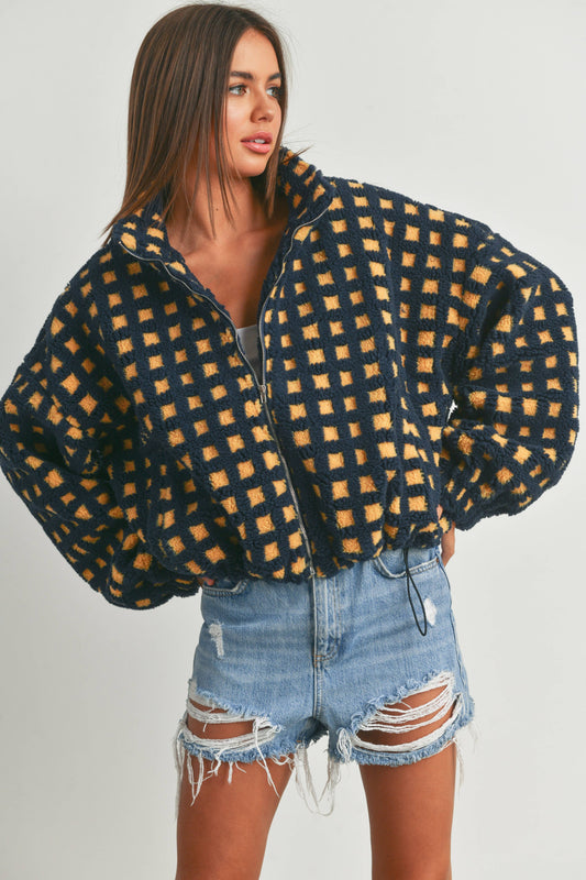 BUTTERMELON - FUZZY SHERPA JACKET - BMJ7254