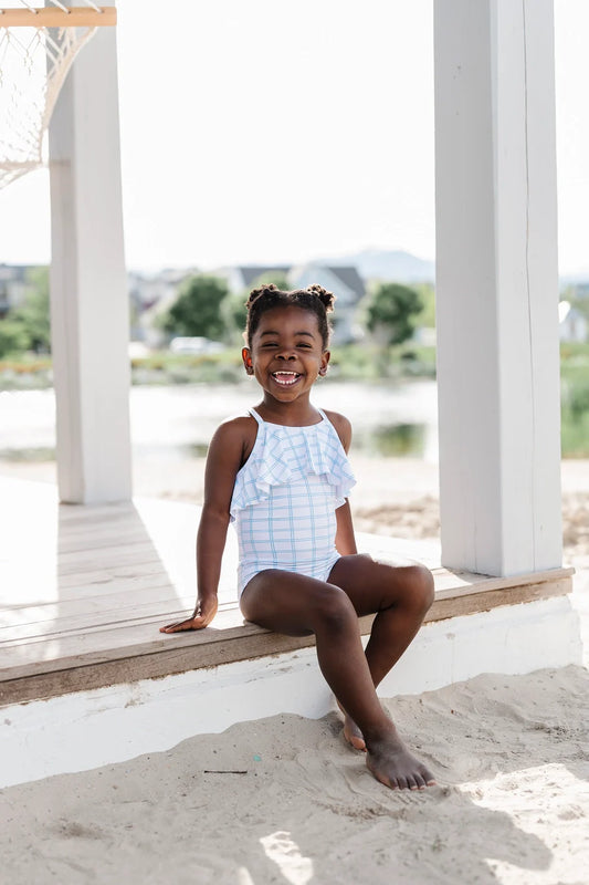 Makayla Swim in Blue Picnic | UPF 50