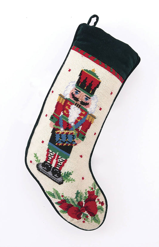 Peking Handicraft - Nutcracker Melody Drum Needlepoint Stocking