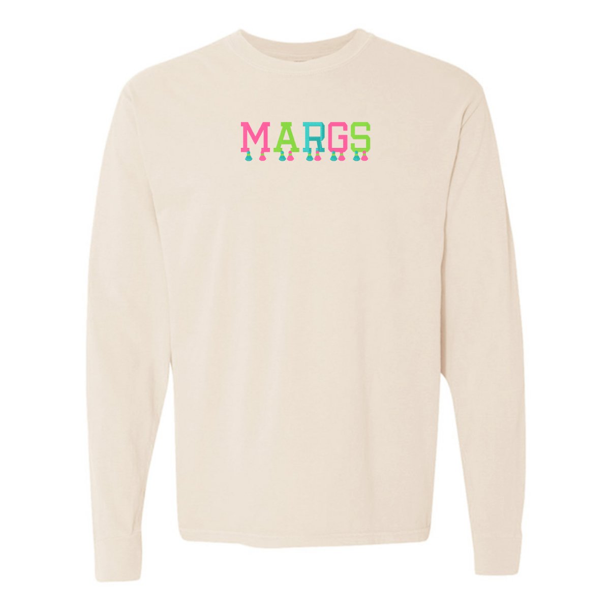 Embroidered Tasseled 'Margs' Long Sleeve