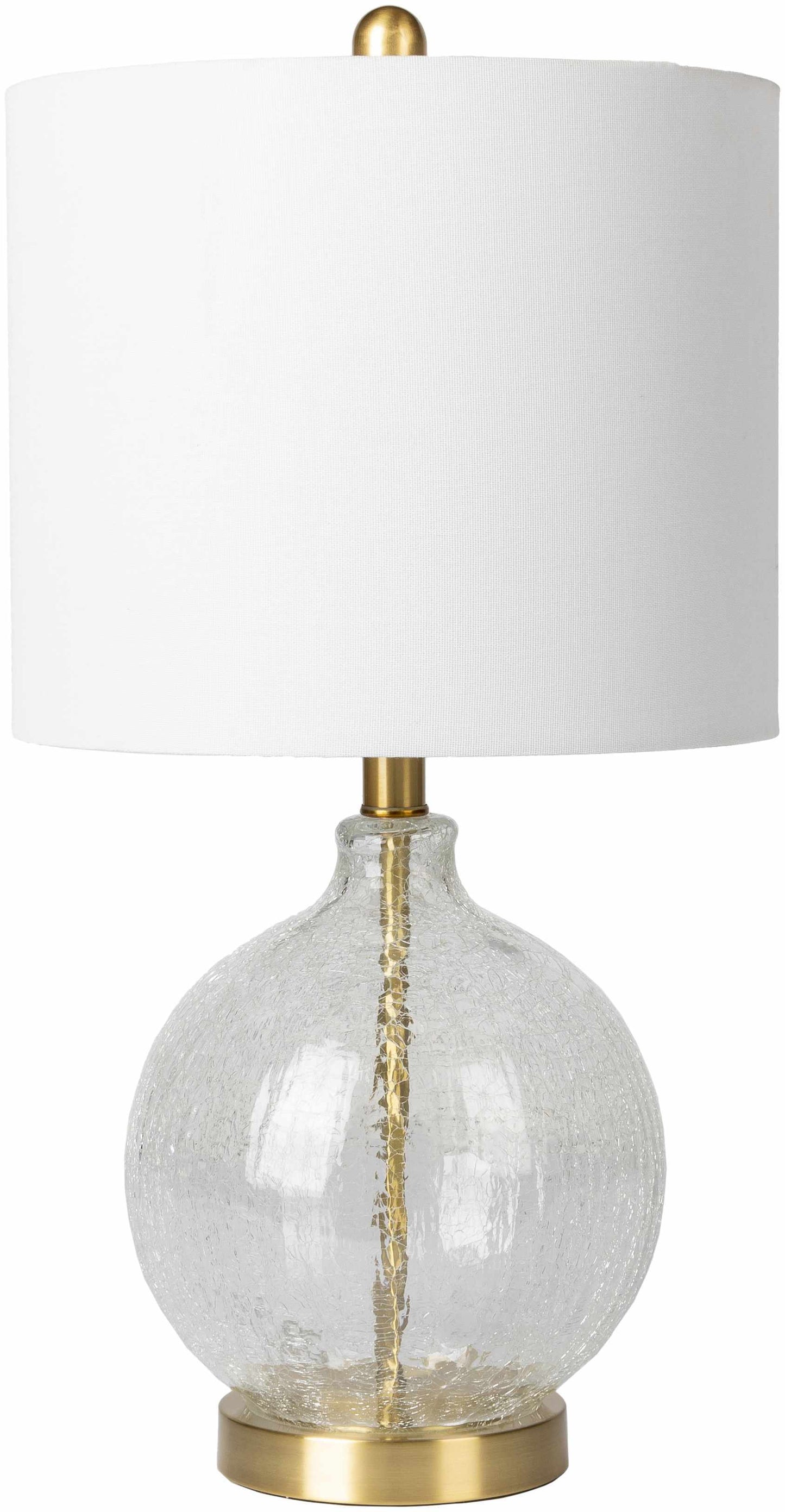 Ciel Contemporary Glass Textured Table Lamp