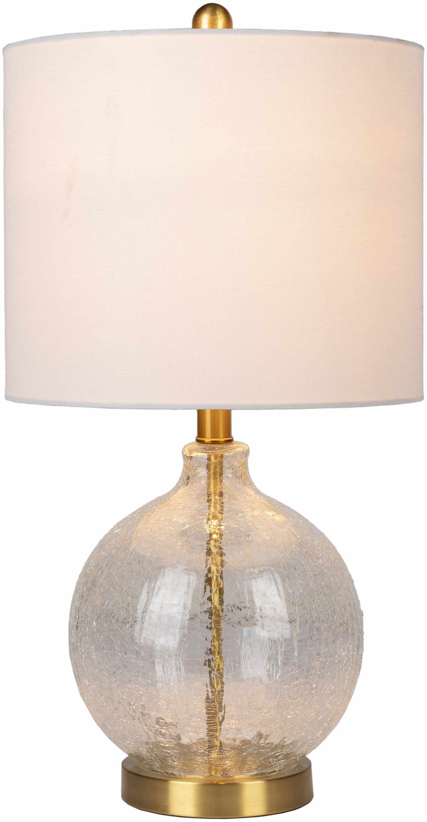 Ciel Contemporary Glass Textured Table Lamp