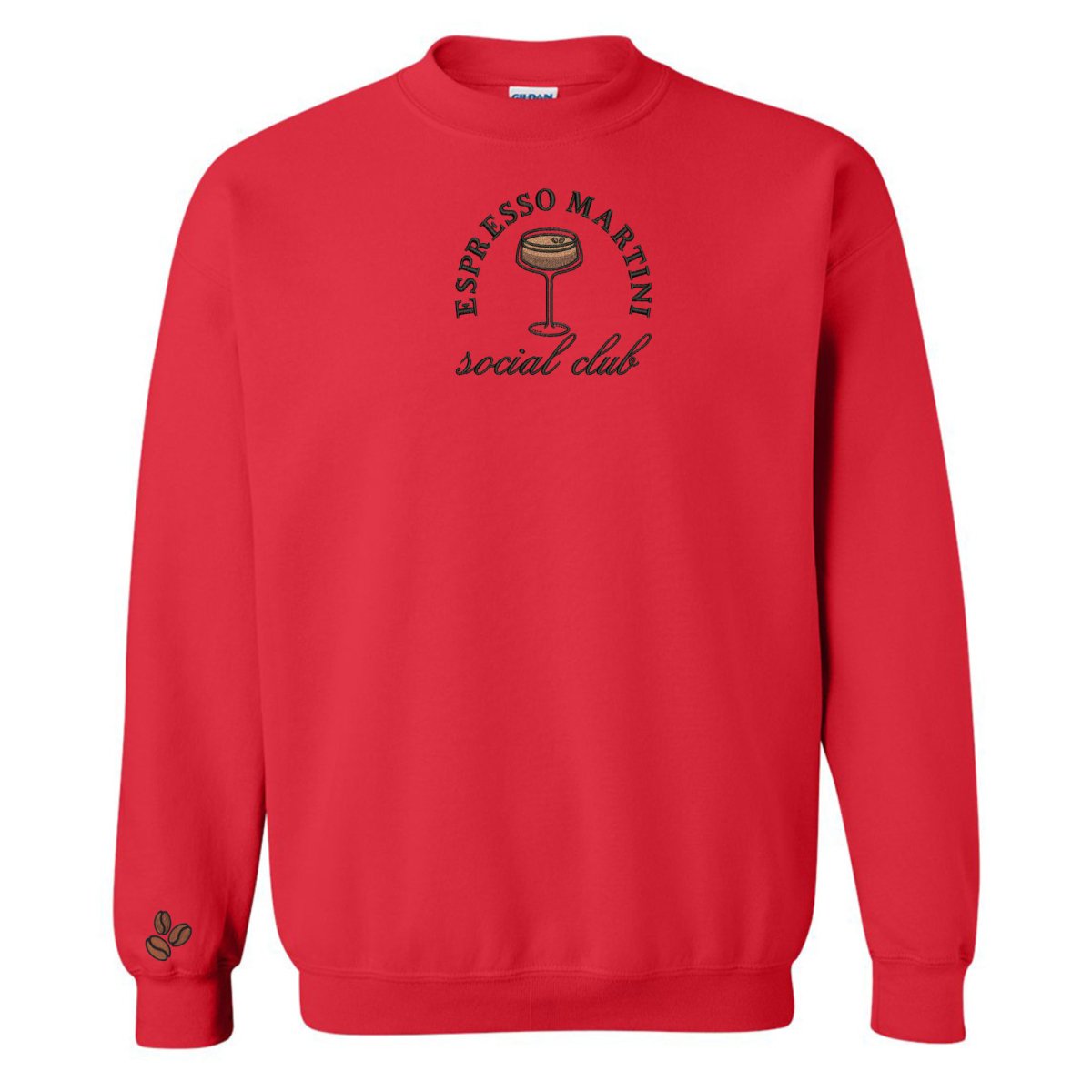 'Espresso Martini Social Club' Crewneck Sweatshirt