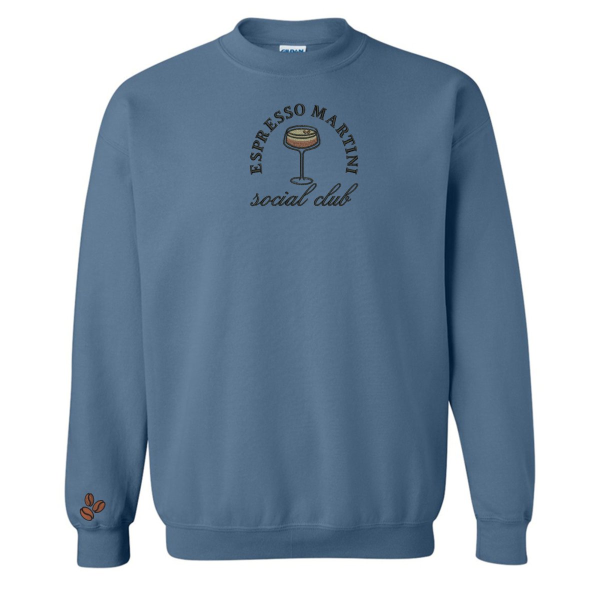 'Espresso Martini Social Club' Crewneck Sweatshirt