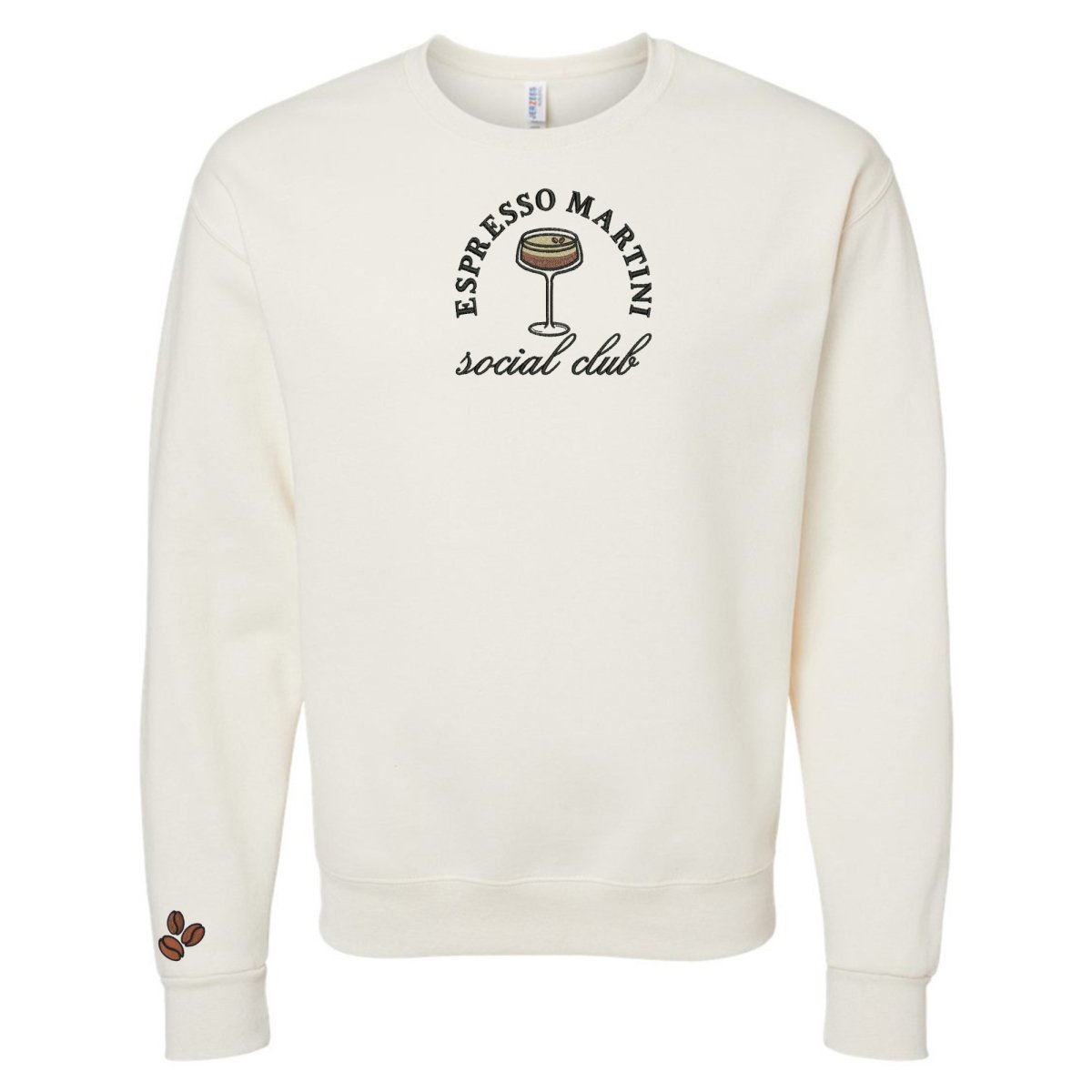 'Espresso Martini Social Club' Crewneck Sweatshirt