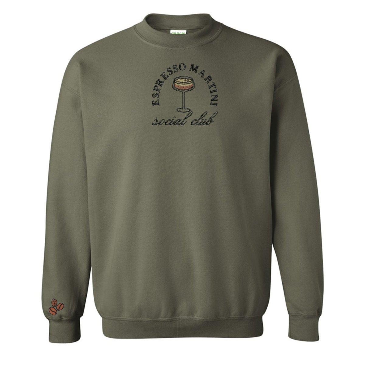 'Espresso Martini Social Club' Crewneck Sweatshirt