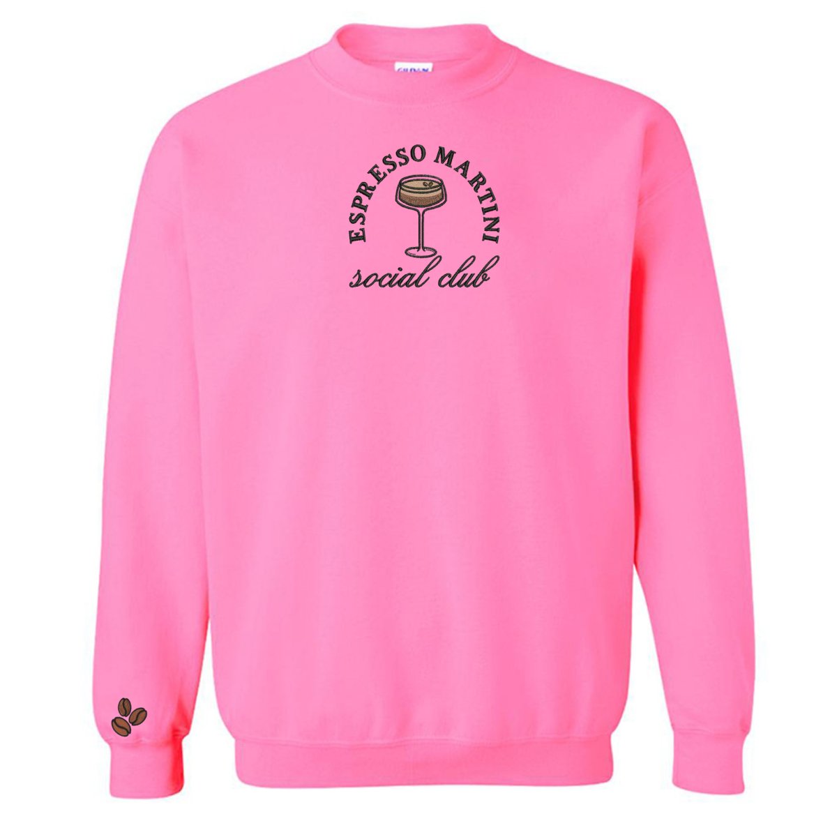 'Espresso Martini Social Club' Crewneck Sweatshirt