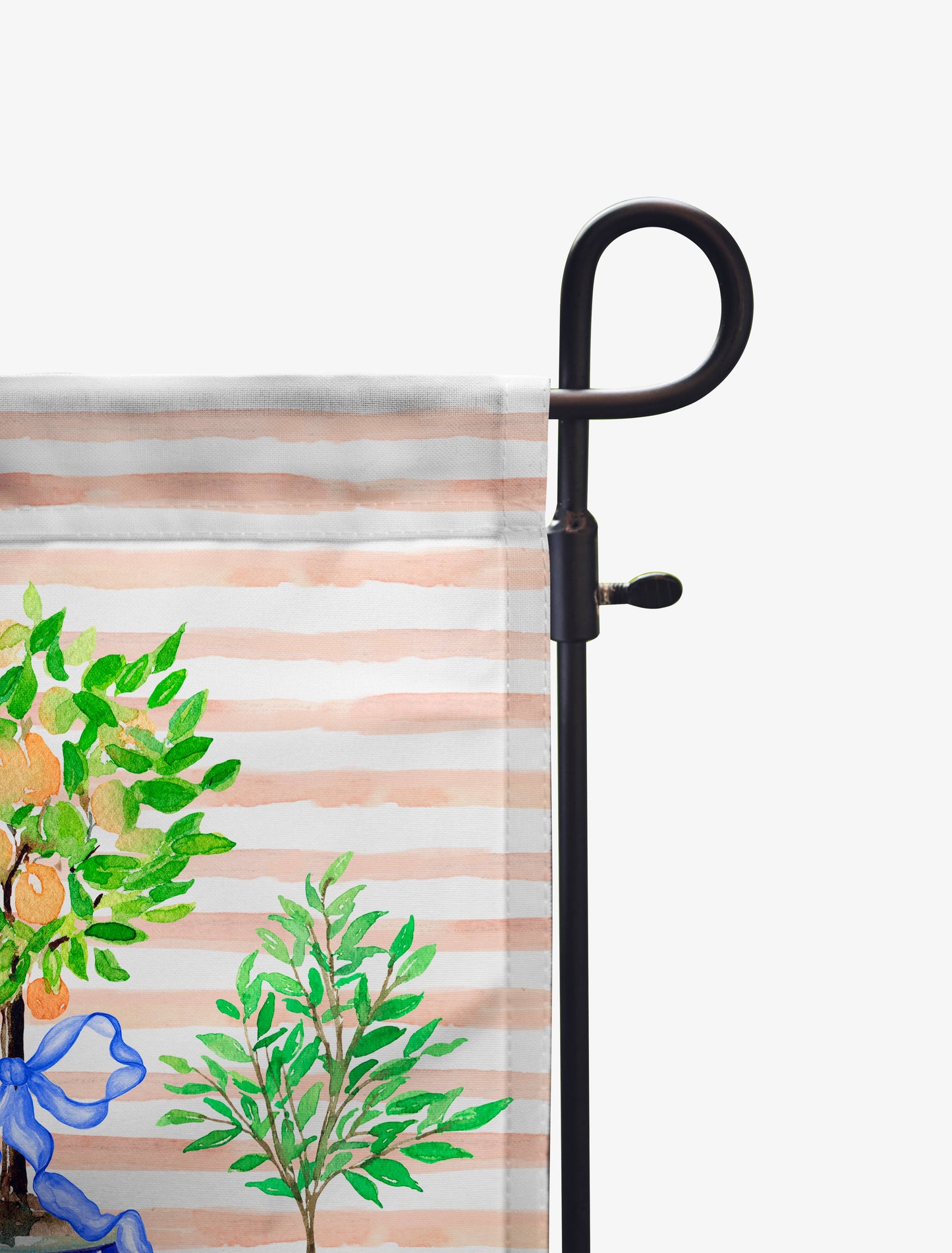 The Navy Knot - Spring Garden Flag - Asian Vase Bouquet