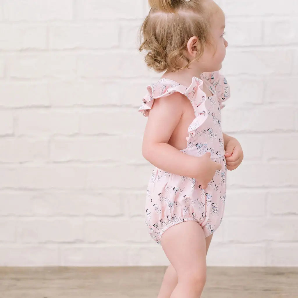 Emmy Romper in Dalmatian 