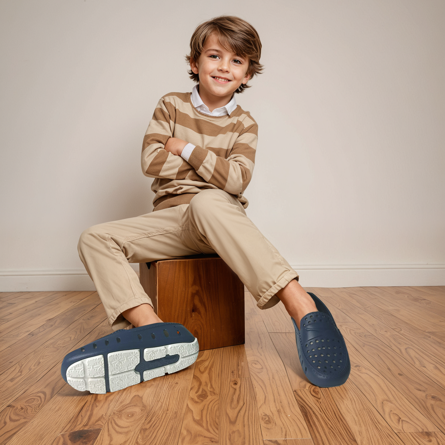 Floafers - PRODIGY DRIVER NAVY PEONY/BRIGHT WHITE - KIDS