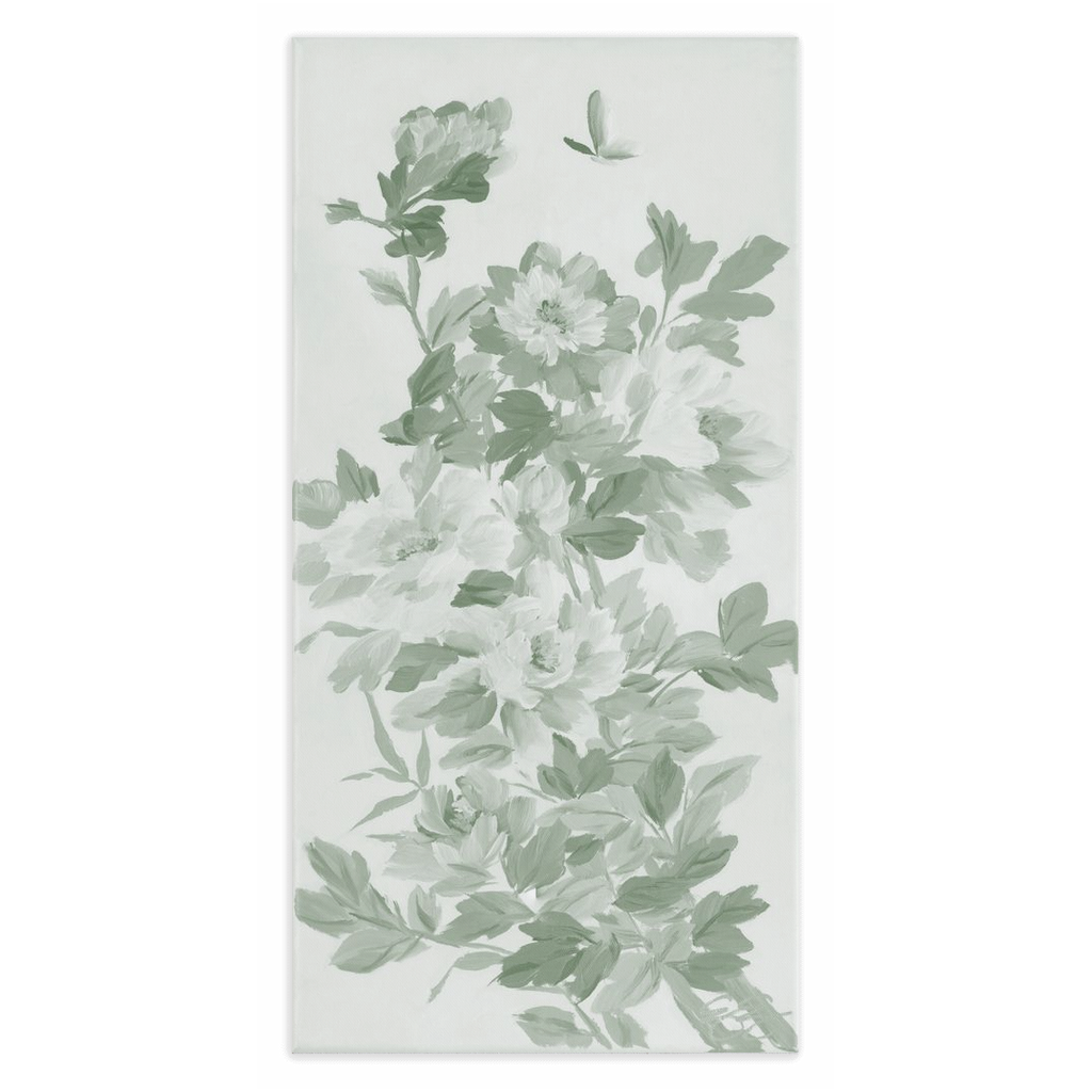 Eloise, a green chinoiserie canvas wrap print