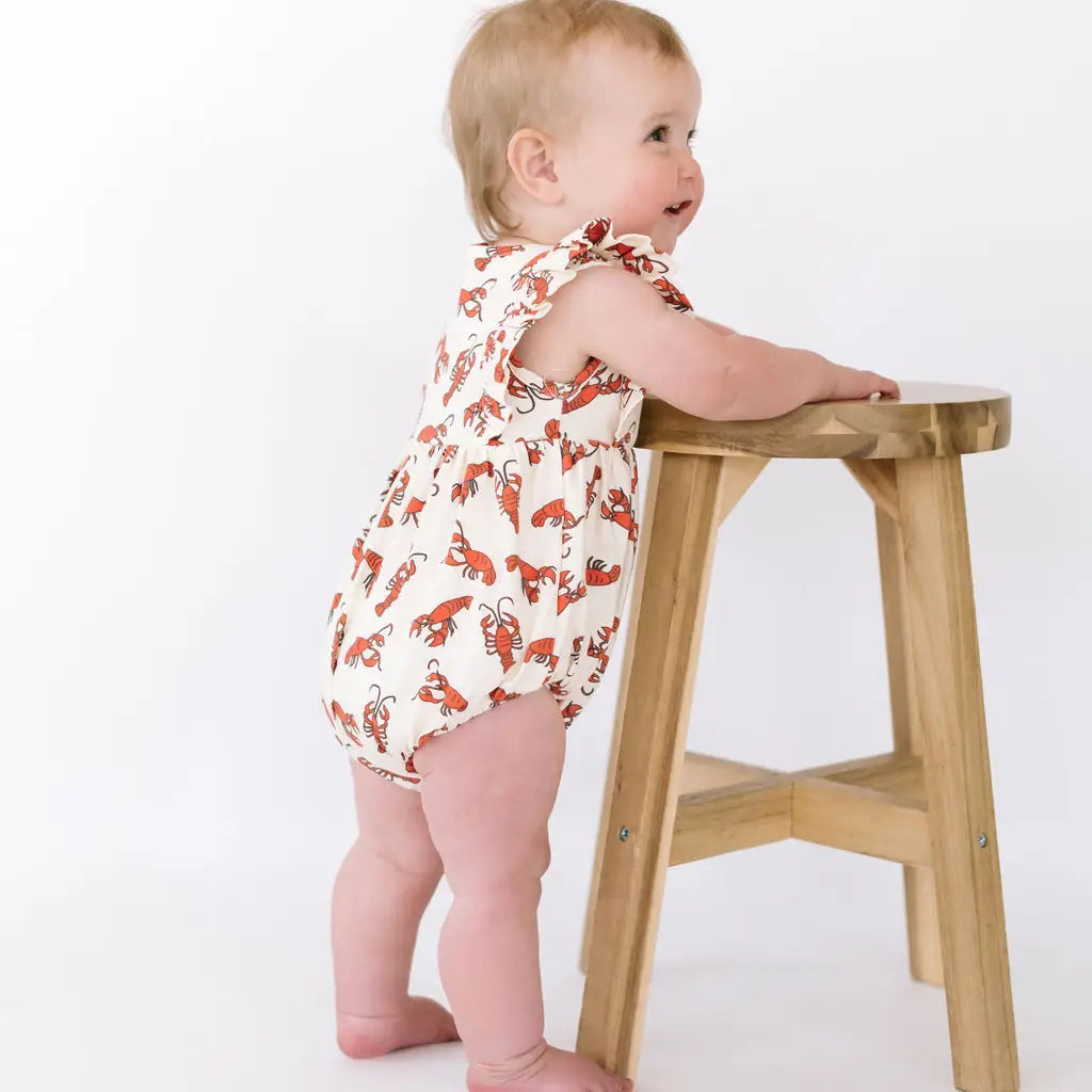 Betsy Romper in Crawfish