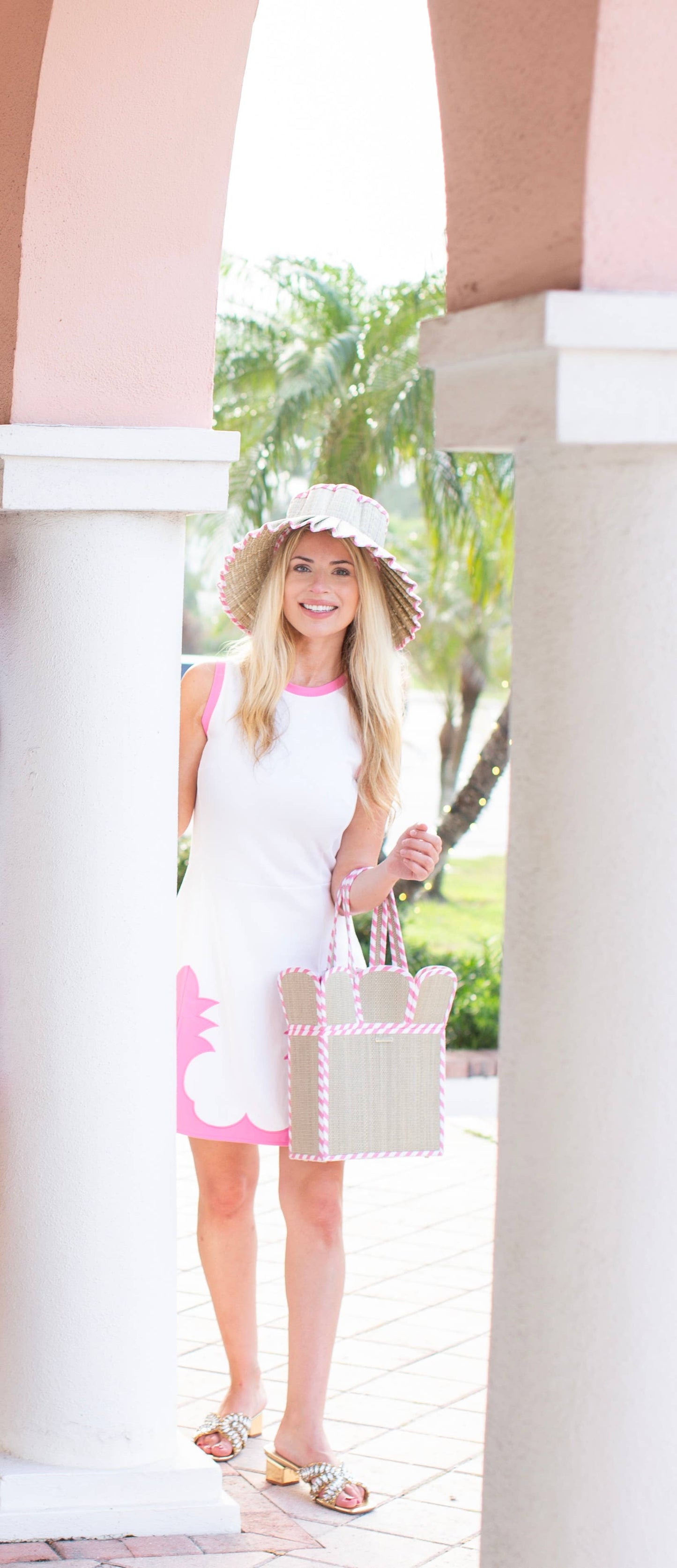 Paddle & Palm Pickleball - Resort Dress Pink