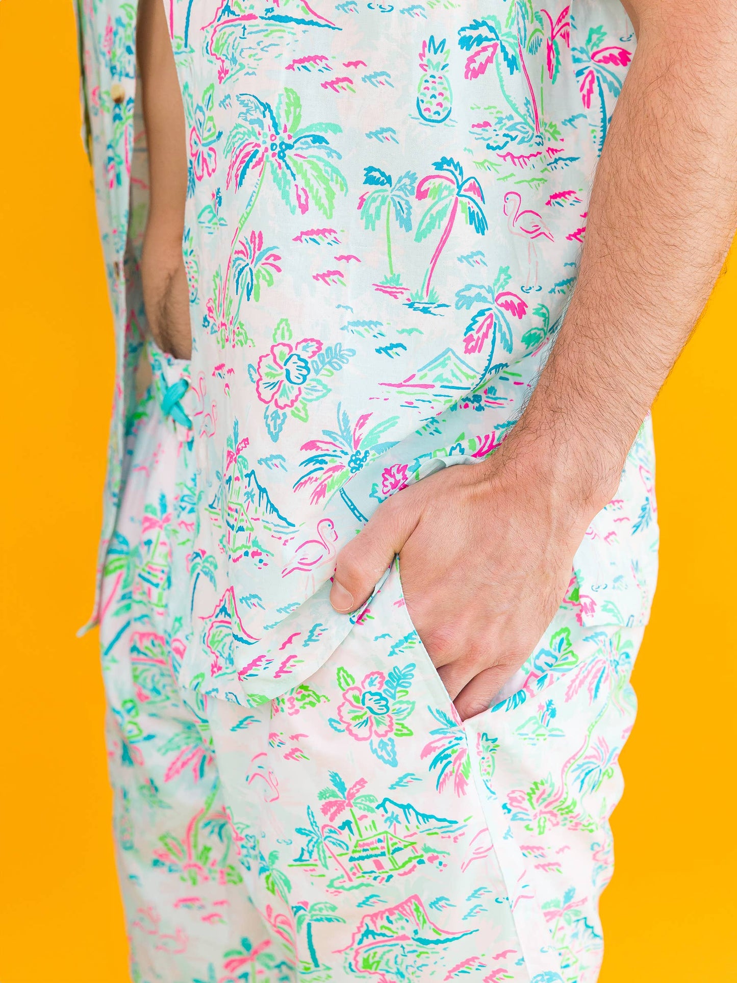 RuffleButts + RuggedButts - Men's Tropical Resort Swim Trunks