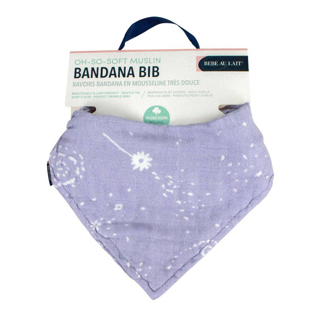 Fairy Dust Muslin Bandana Bib