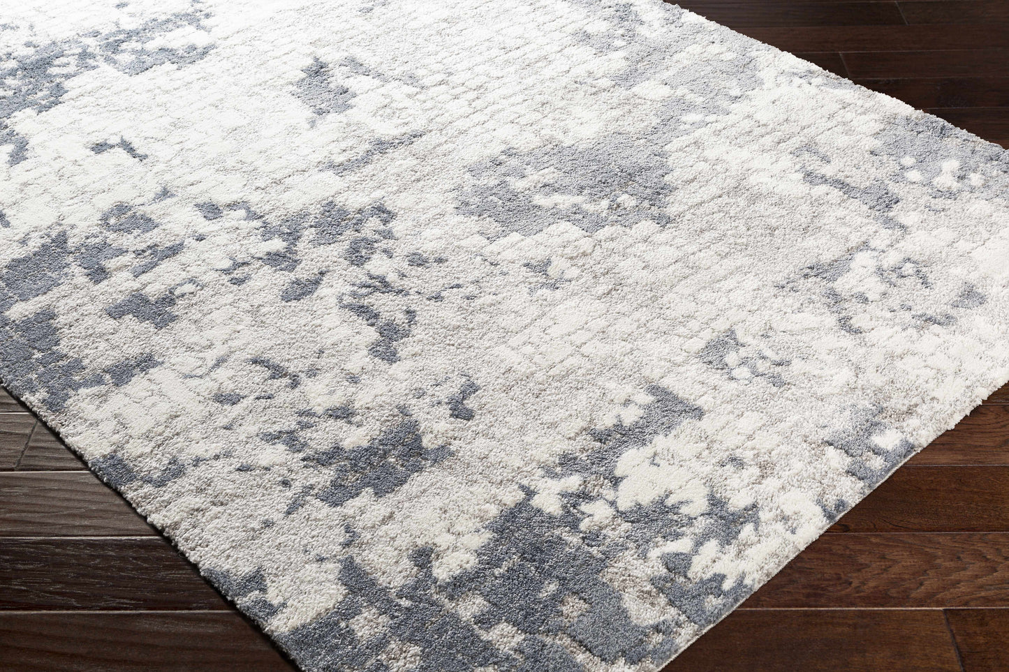 Fencedenim Plush Abstract Rug