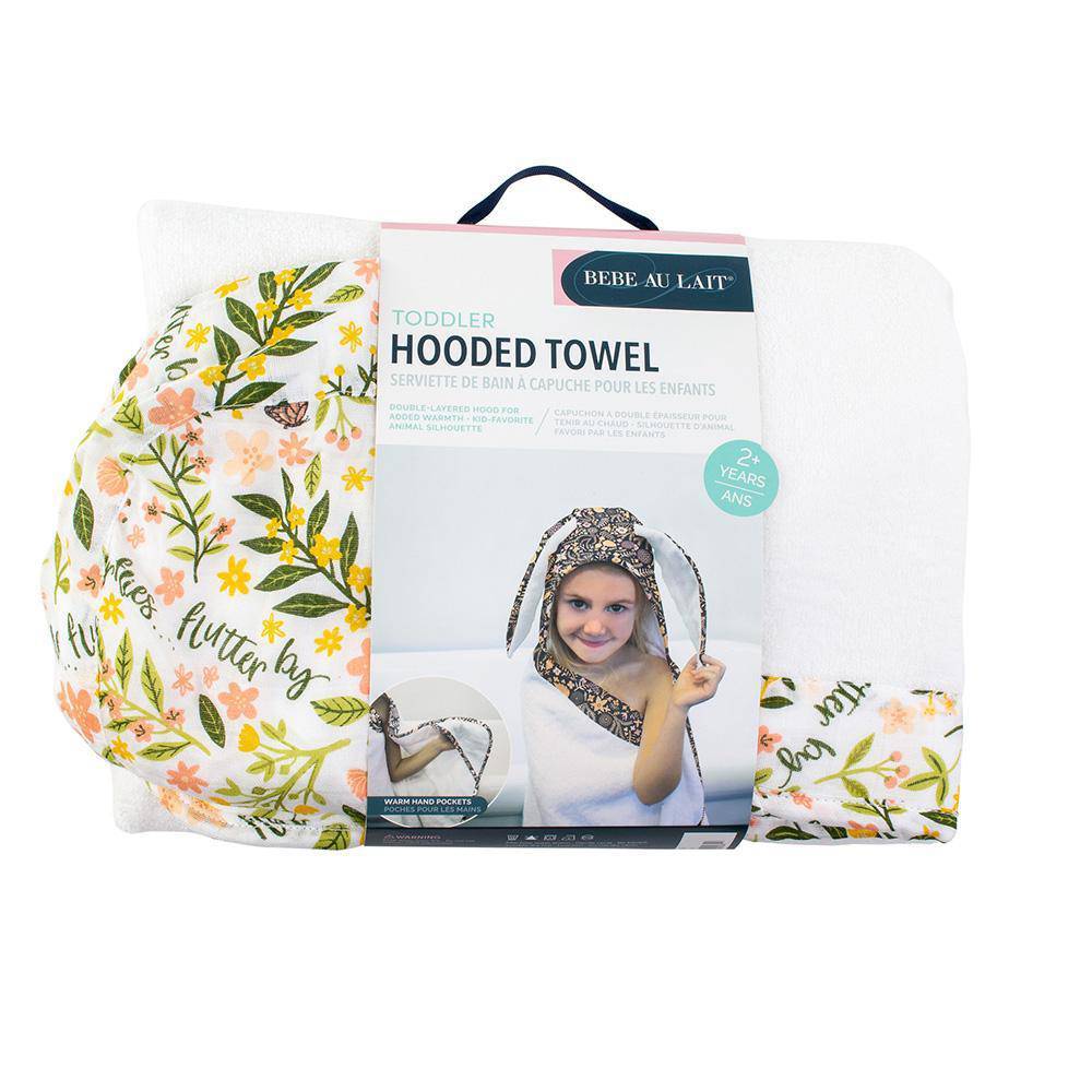 Flutterby Toddler Hooded Towel