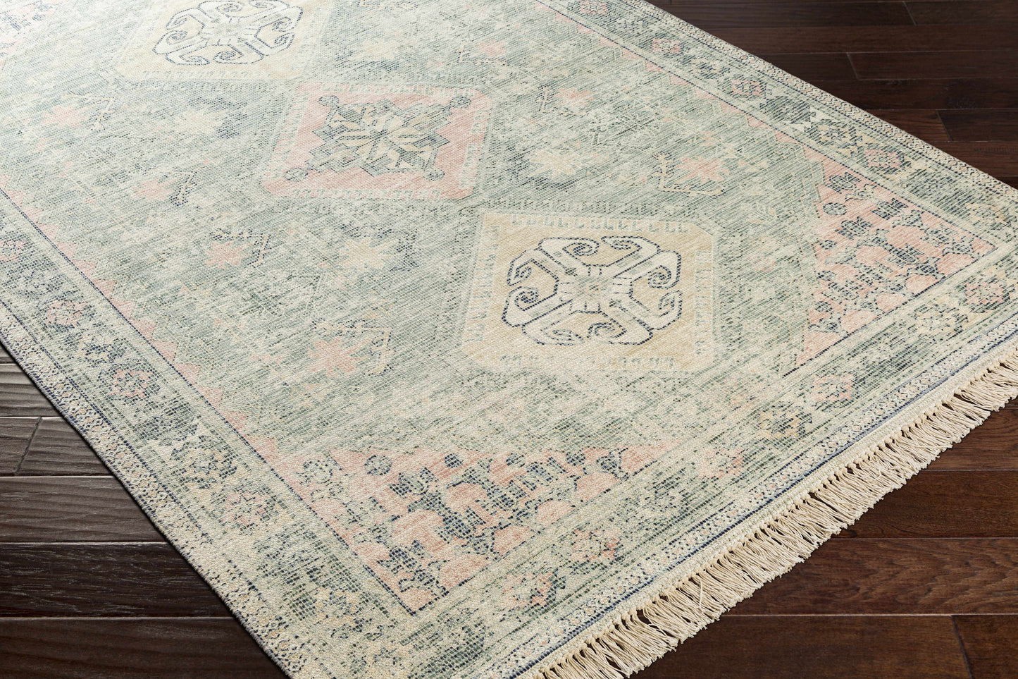 Foraker Sage Green Cotton Rug