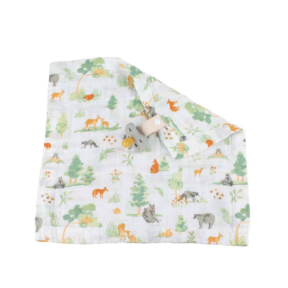 Forest Friends Classic Muslin Teether Blanket