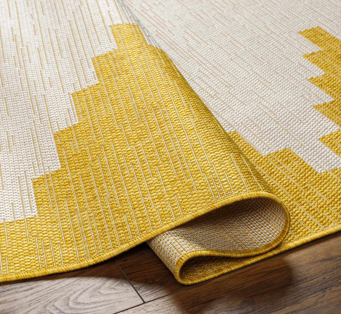 Djugun Yellow Outdoor Rug