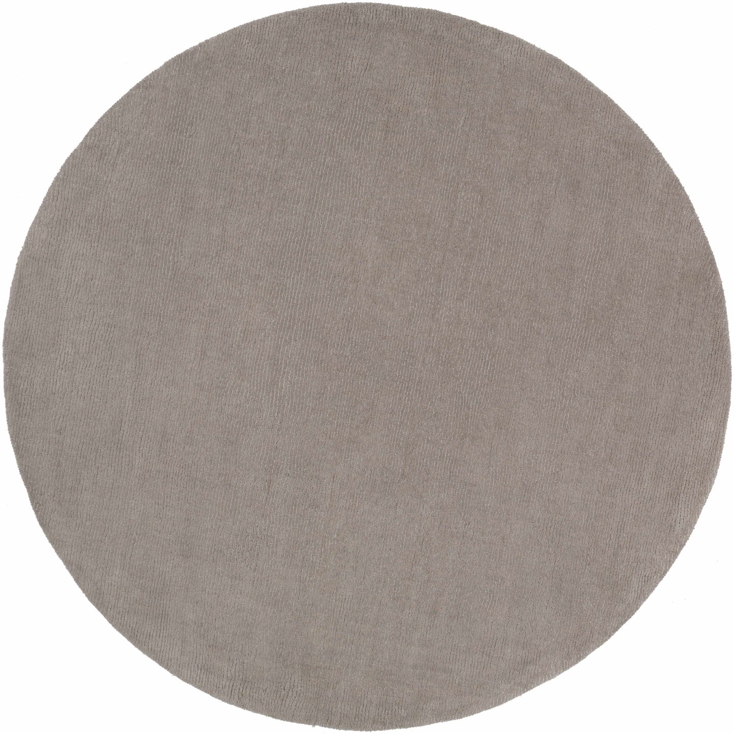 Brockton Solid Wool Gray Area Rug