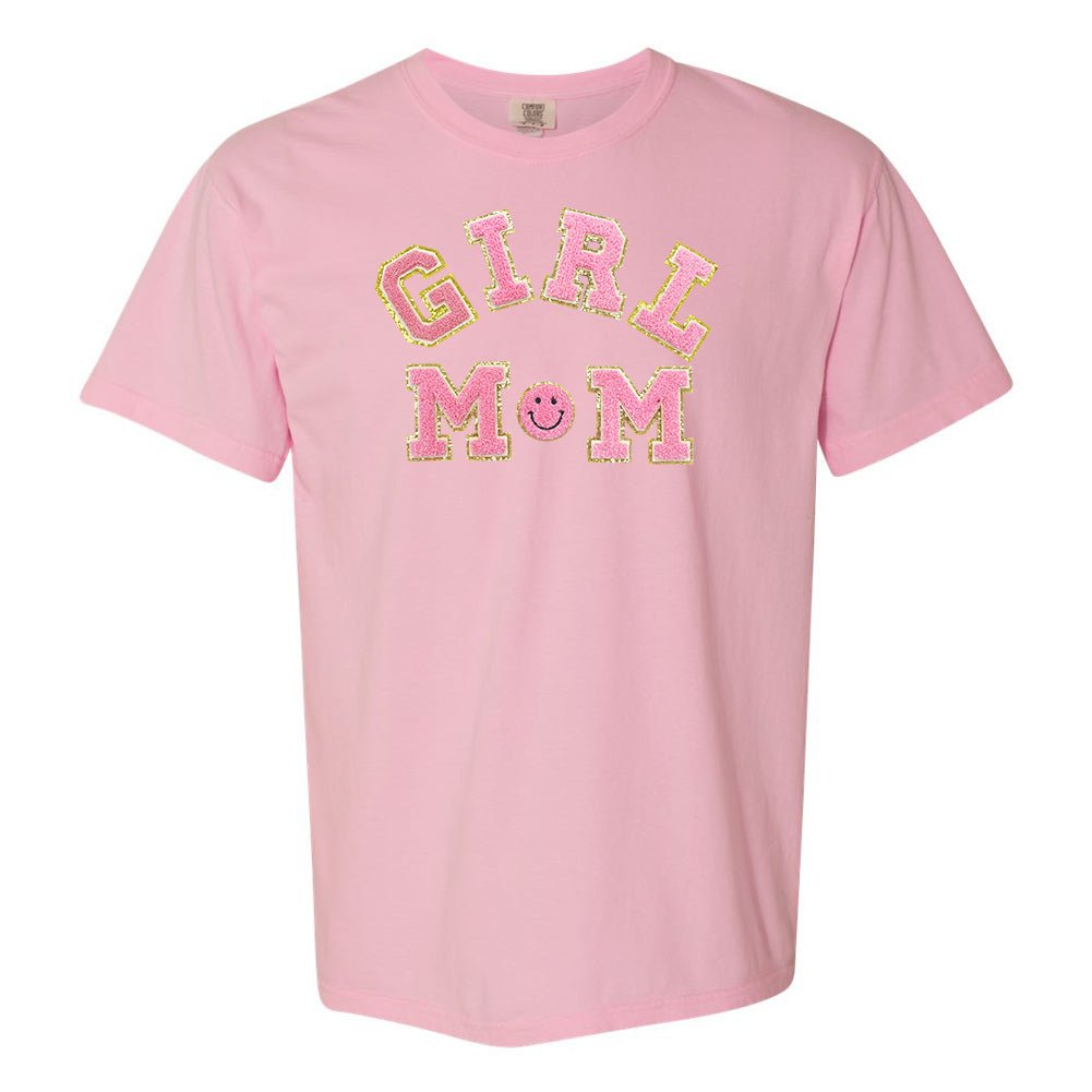 Girl Mom Letter Patch T-Shirt