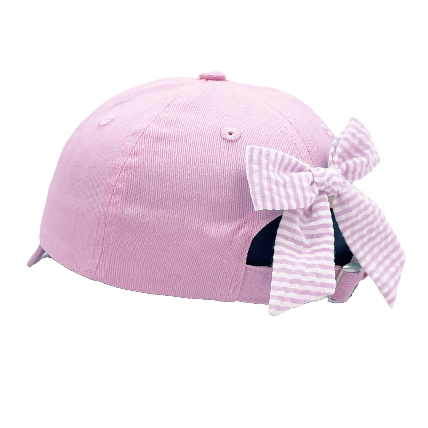 Rainbow Golf Cart Bow Baseball Hat (Girls)