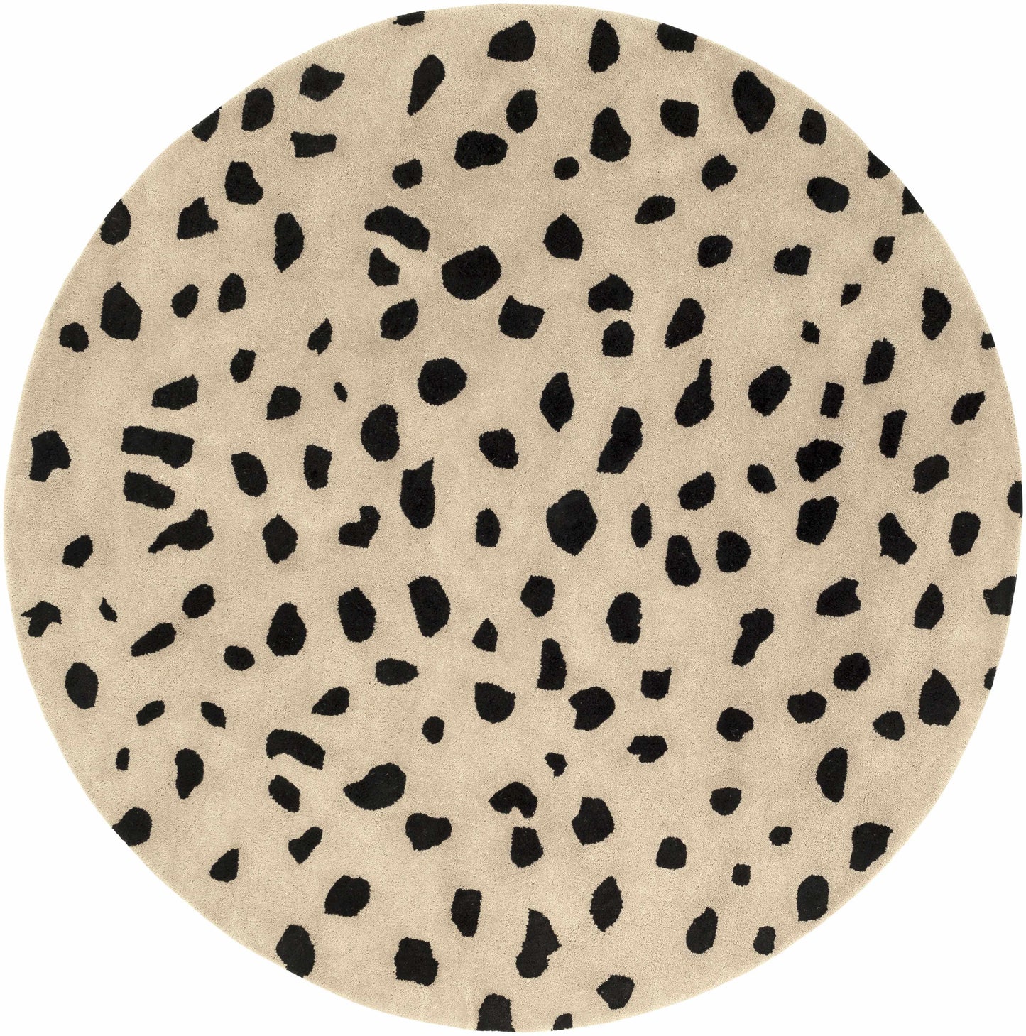 Guiseley Dalmatian Wool Area Rug