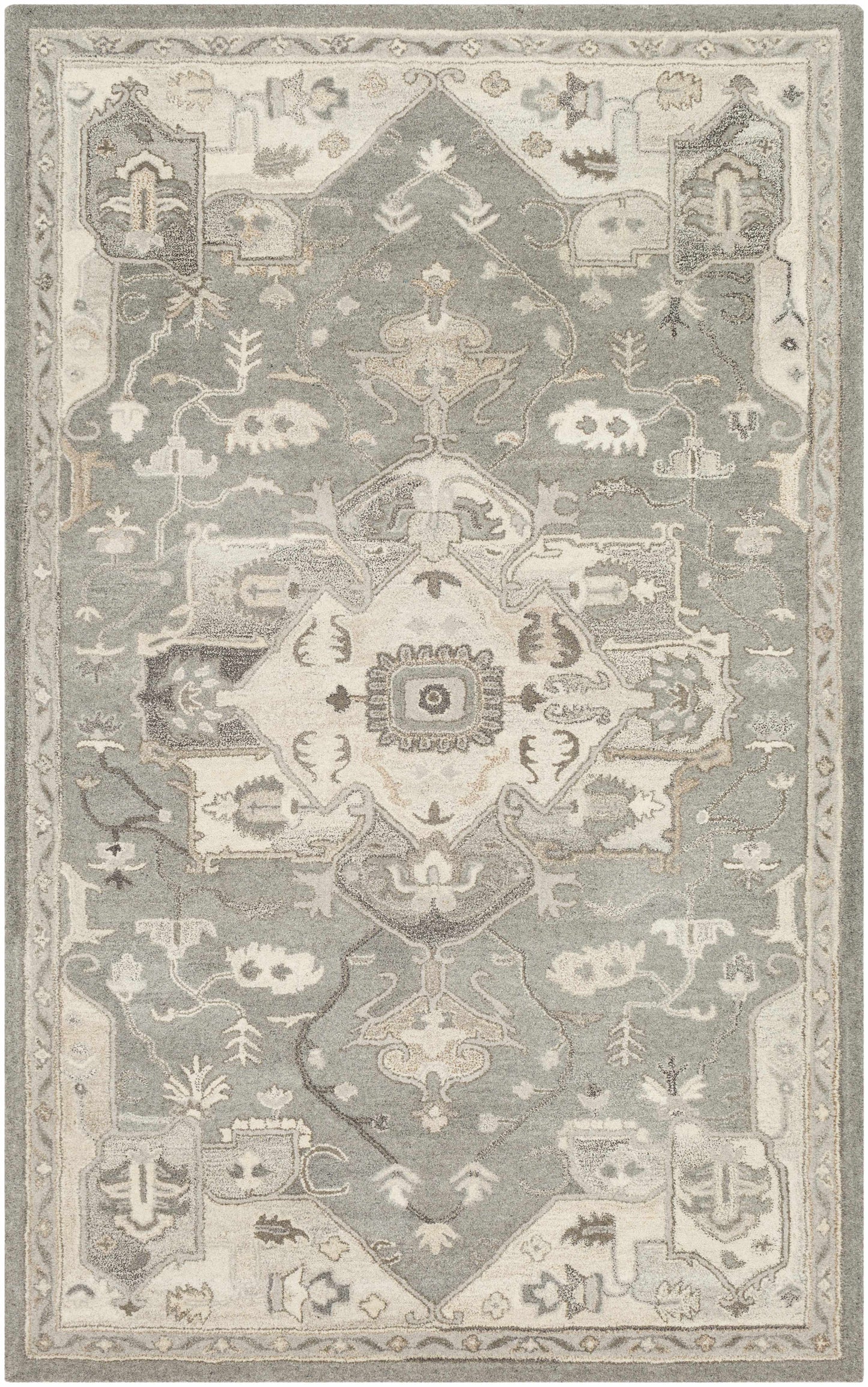 Broomfield Hand Tufted Taupe 1196 Area Rug