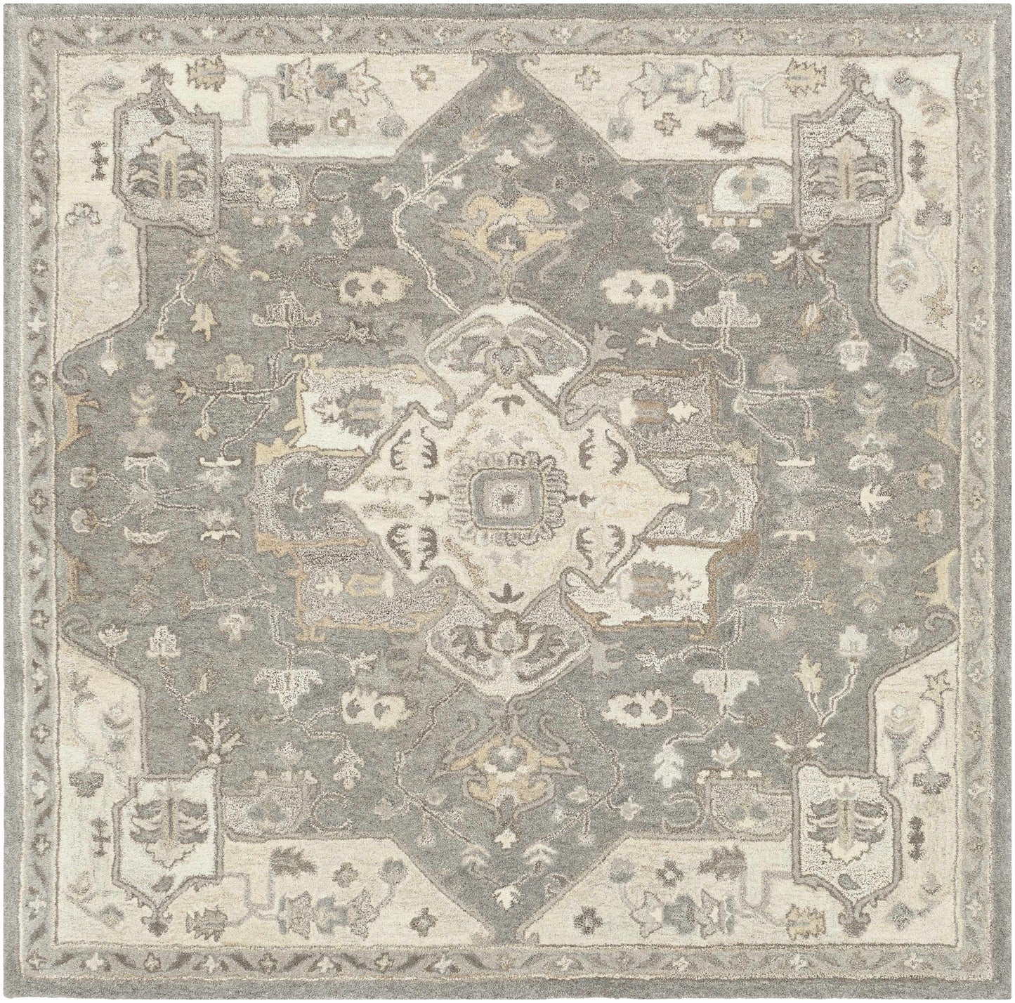 Broomfield Hand Tufted Taupe 1196 Area Rug