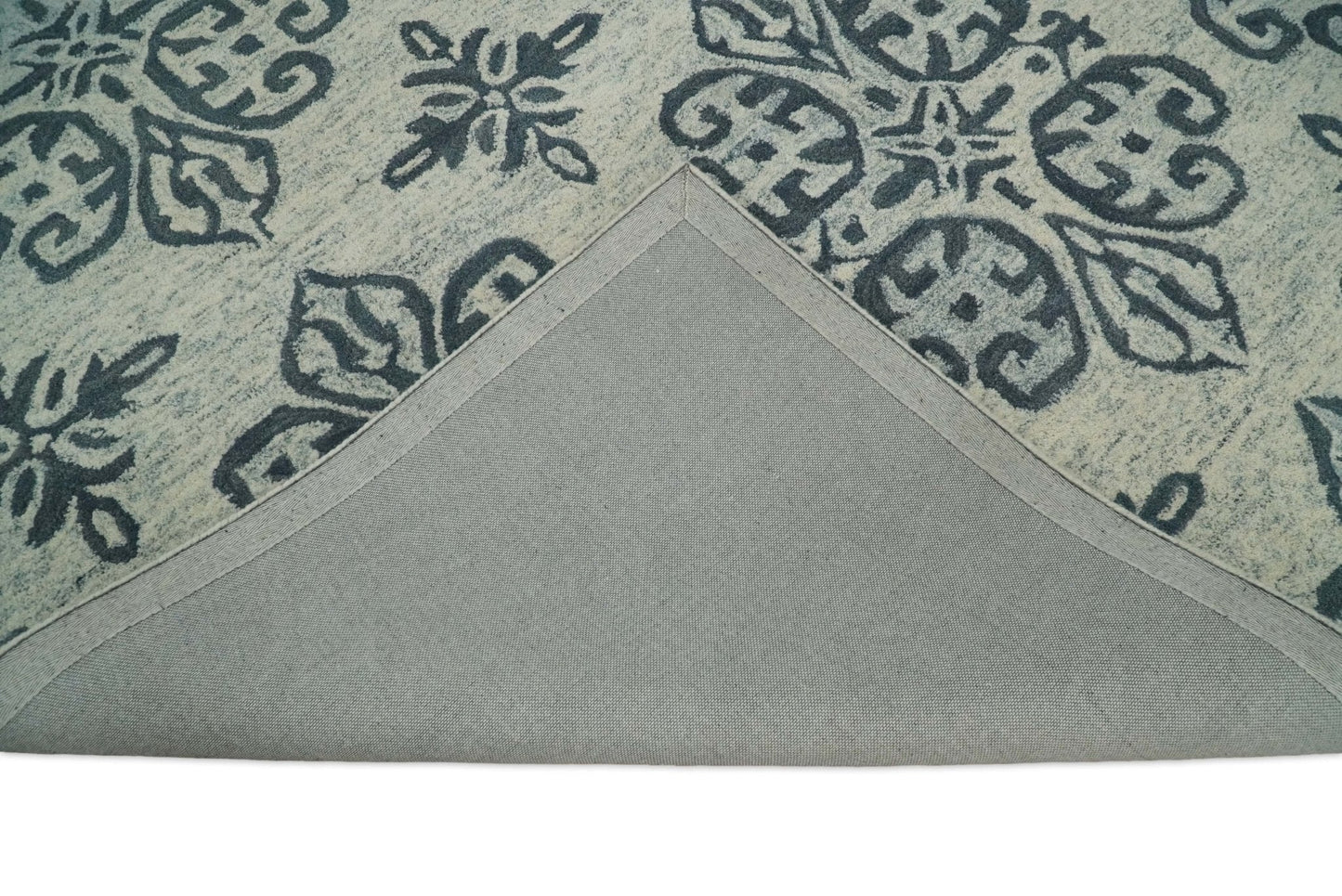 5x8 and 8x11 Handmade  Contemporary 100% Wool Modern Area Rug | TRD6375