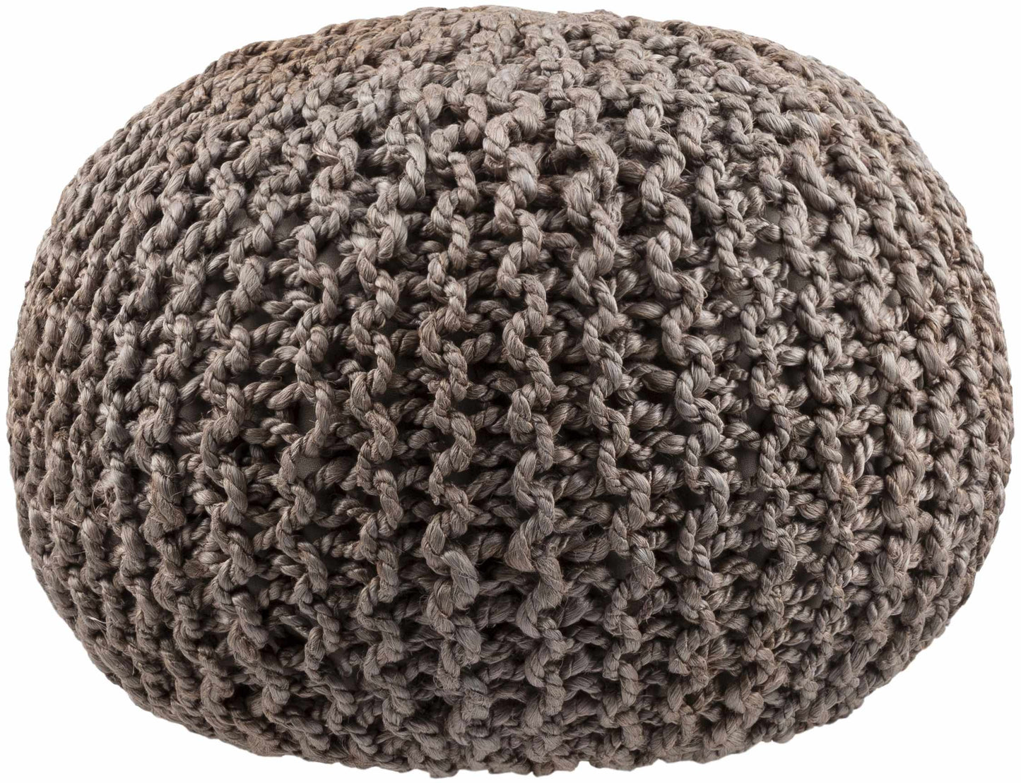 Hauenstein Knitted Jute Pouf