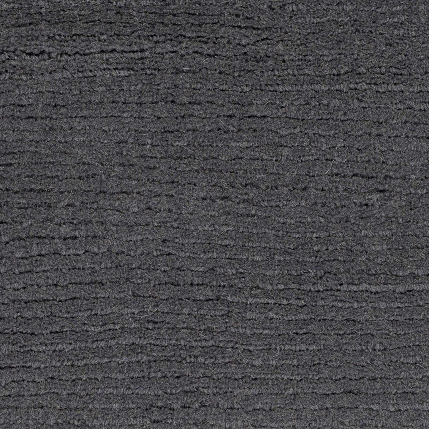 Brockton Solid Black Wool Rug