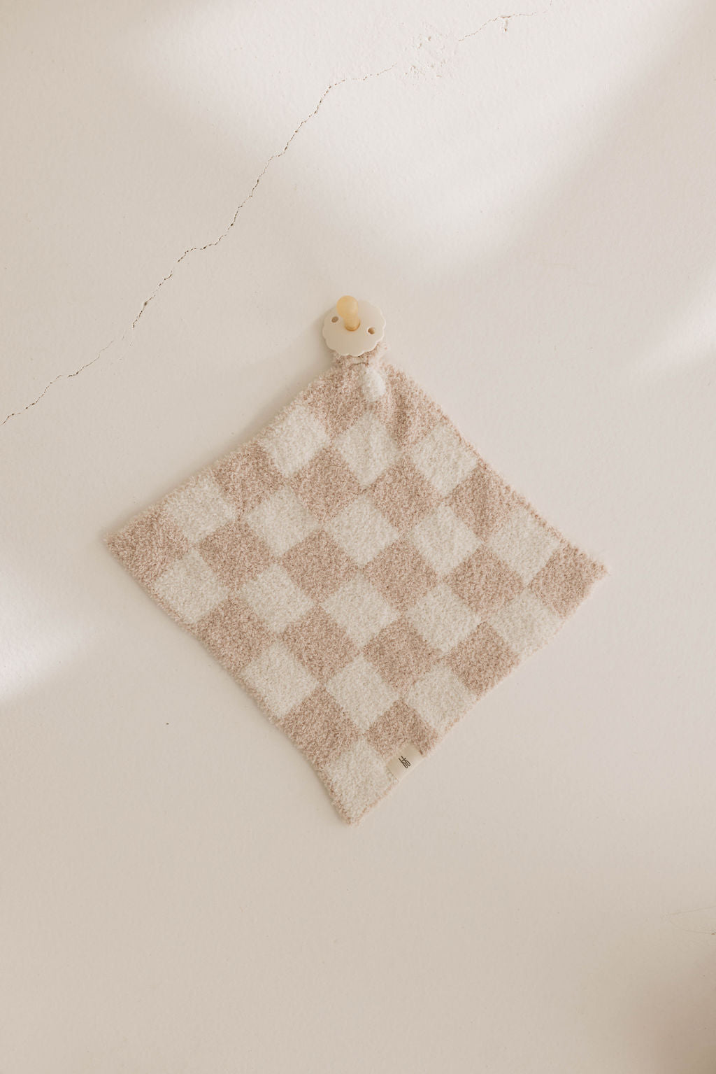 Taupe & White Checkered | Lovey