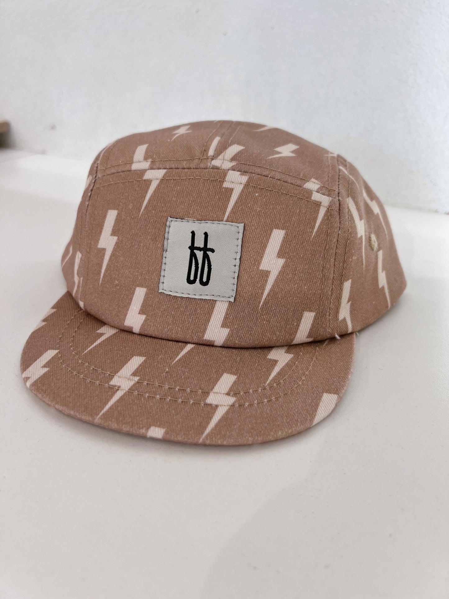 Tan & Cream Lightning Bolt  | Snap Back